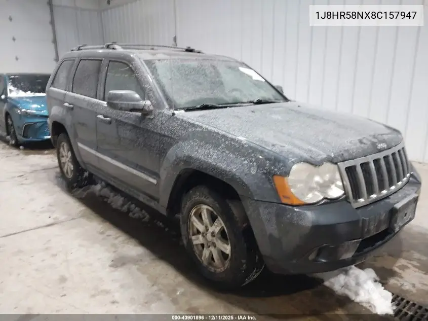1J8HR58NX8C157947 2008 Jeep Grand Cherokee Limited