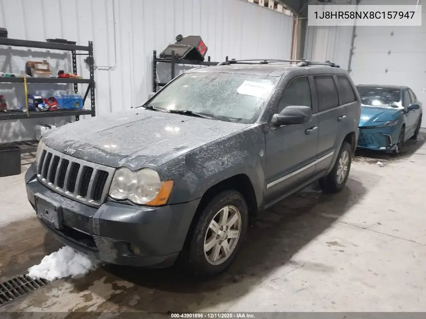1J8HR58NX8C157947 2008 Jeep Grand Cherokee Limited