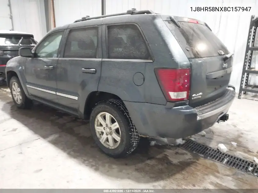 1J8HR58NX8C157947 2008 Jeep Grand Cherokee Limited