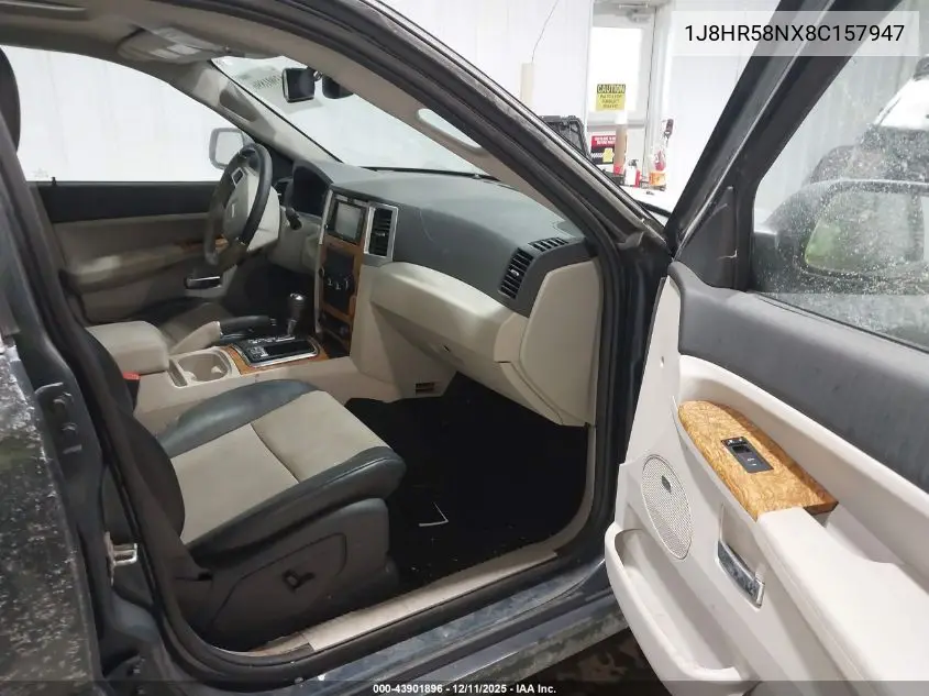 1J8HR58NX8C157947 2008 Jeep Grand Cherokee Limited