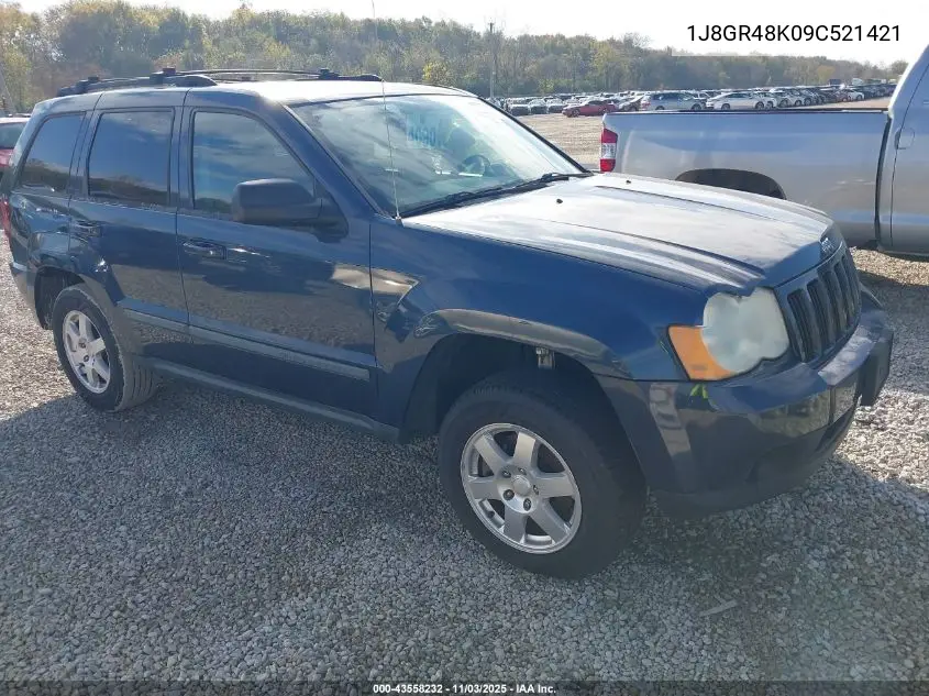 1J8GR48K09C521421 2009 Jeep Grand Cherokee Laredo