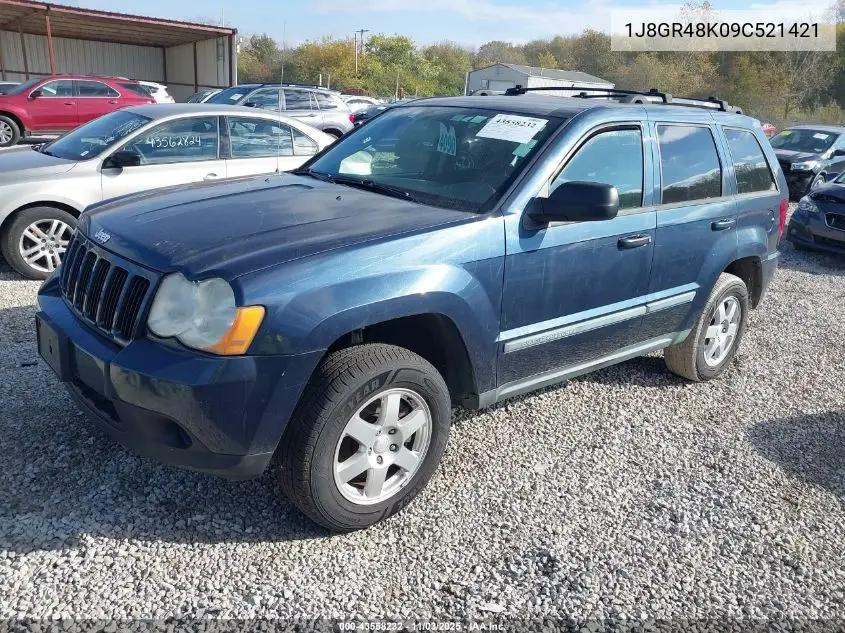 1J8GR48K09C521421 2009 Jeep Grand Cherokee Laredo