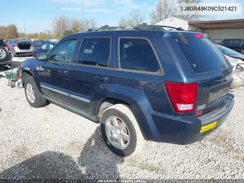 1J8GR48K09C521421 2009 Jeep Grand Cherokee Laredo