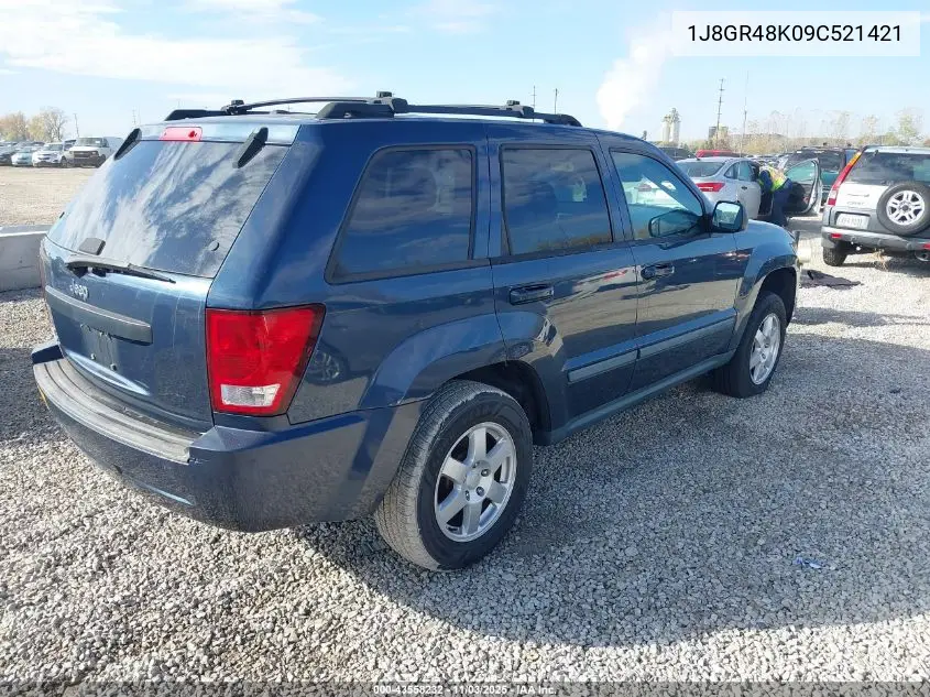 1J8GR48K09C521421 2009 Jeep Grand Cherokee Laredo