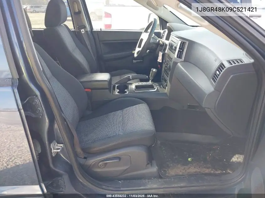 1J8GR48K09C521421 2009 Jeep Grand Cherokee Laredo