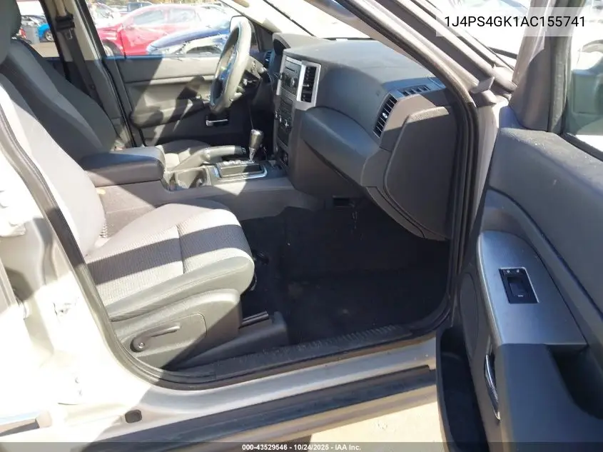 1J4PS4GK1AC155741 2010 Jeep Grand Cherokee Laredo