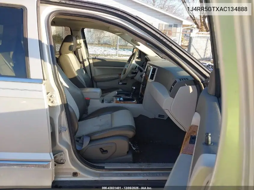 1J4RR5GTXAC134888 2010 Jeep Grand Cherokee Limited