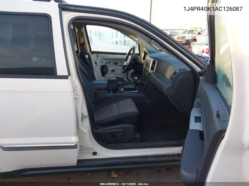 1J4PR4GK1AC126087 2010 Jeep Grand Cherokee Laredo
