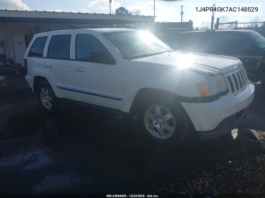 1J4PR4GK7AC148529 2010 Jeep Grand Cherokee Laredo
