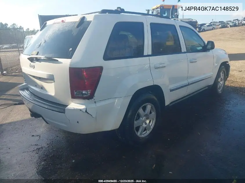 1J4PR4GK7AC148529 2010 Jeep Grand Cherokee Laredo