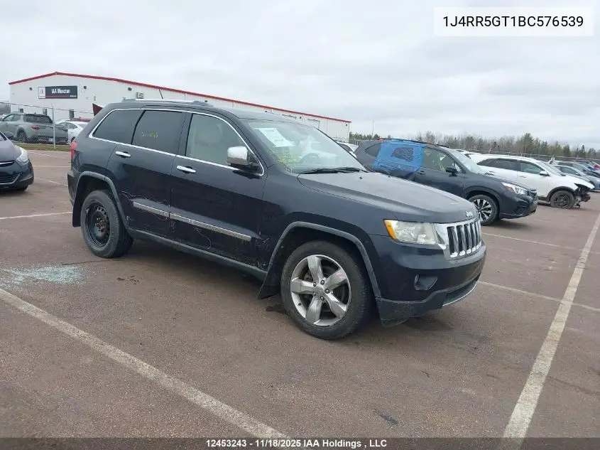 1J4RR5GT1BC576539 2011 Jeep Grand Cherokee Limited