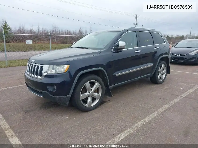 1J4RR5GT1BC576539 2011 Jeep Grand Cherokee Limited