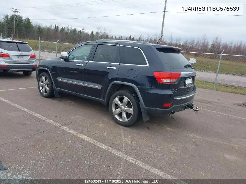 1J4RR5GT1BC576539 2011 Jeep Grand Cherokee Limited