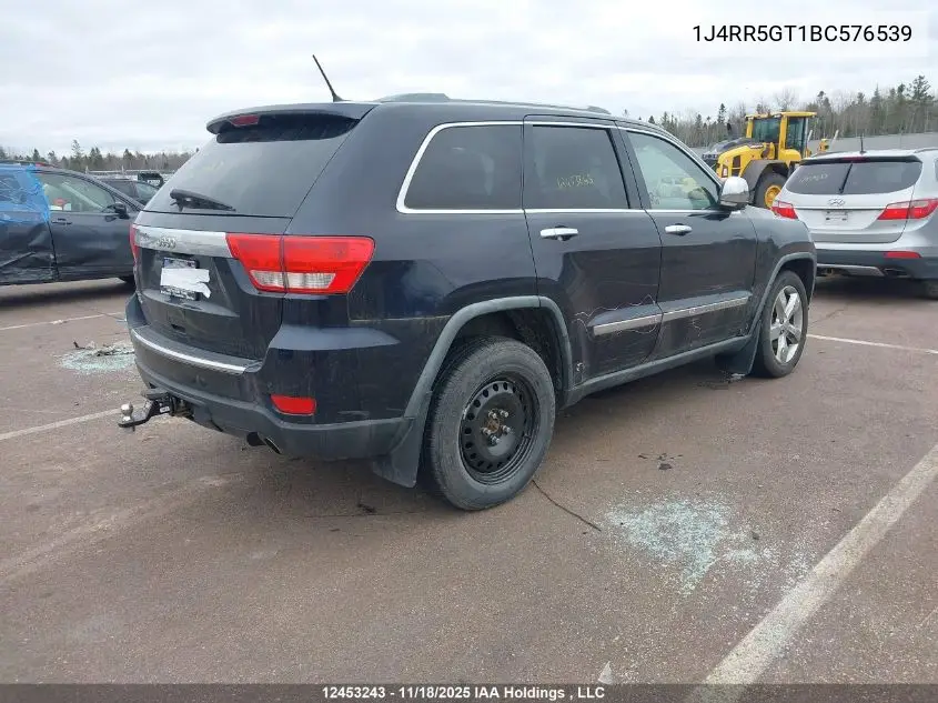 1J4RR5GT1BC576539 2011 Jeep Grand Cherokee Limited