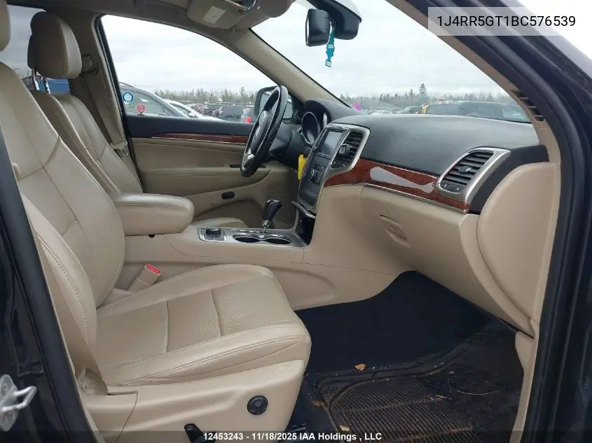 1J4RR5GT1BC576539 2011 Jeep Grand Cherokee Limited