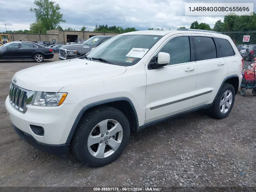 1J4RR4GG0BC655696 2011 Jeep Grand Cherokee Laredo