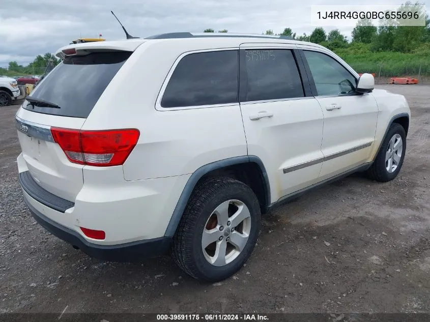 2011 Jeep Grand Cherokee Laredo VIN: 1J4RR4GG0BC655696 Lot: 39591175