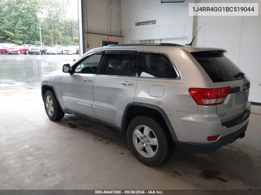 2011 Jeep Grand Cherokee Laredo VIN: 1J4RR4GG1BC519044 Lot: 40447008