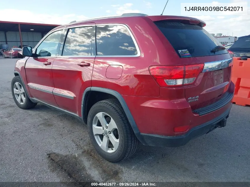 2011 Jeep Grand Cherokee Laredo VIN: 1J4RR4GG9BC542071 Lot: 40452677