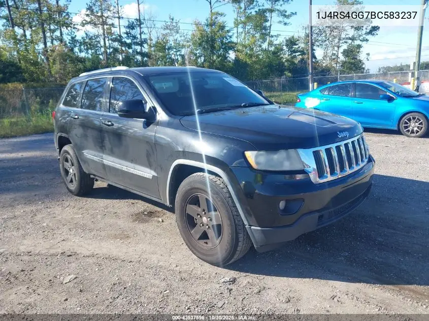 1J4RS4GG7BC583237 2011 Jeep Grand Cherokee Laredo