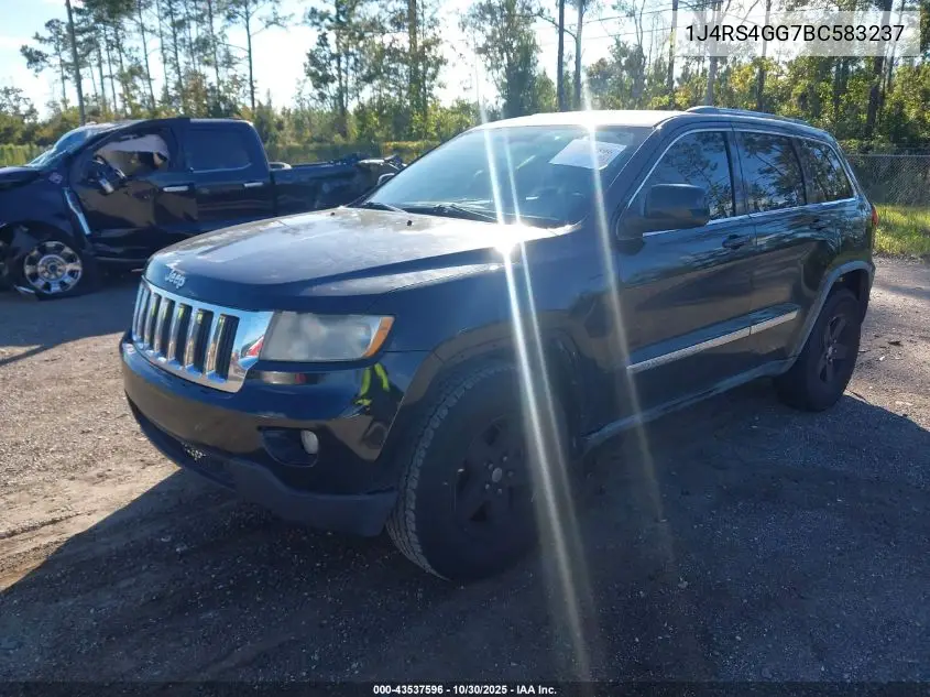 1J4RS4GG7BC583237 2011 Jeep Grand Cherokee Laredo