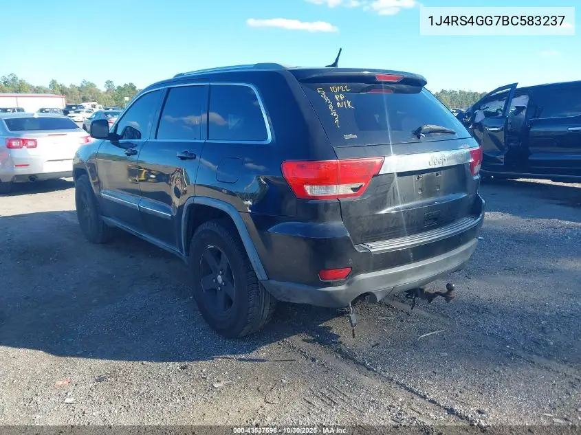 1J4RS4GG7BC583237 2011 Jeep Grand Cherokee Laredo