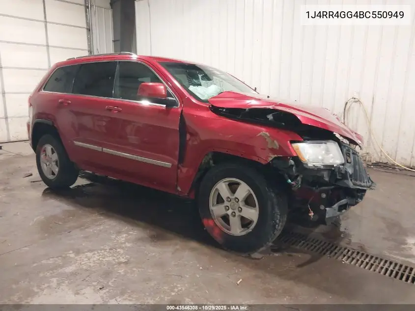 1J4RR4GG4BC550949 2011 Jeep Grand Cherokee Laredo