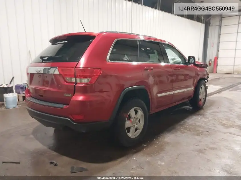 1J4RR4GG4BC550949 2011 Jeep Grand Cherokee Laredo