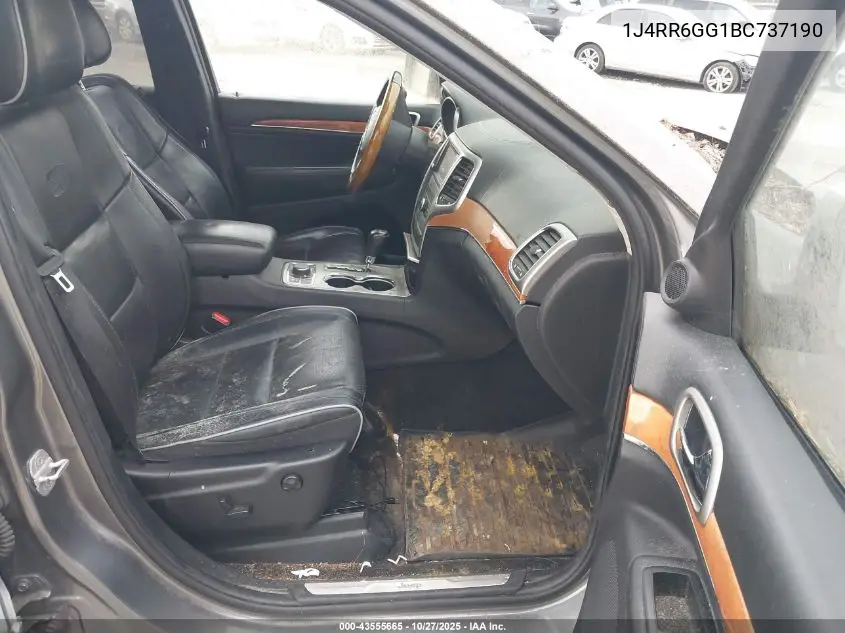 1J4RR6GG1BC737190 2011 Jeep Grand Cherokee Overland