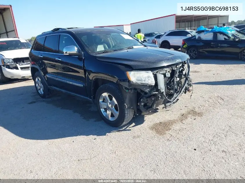 1J4RS5GG9BC698153 2011 Jeep Grand Cherokee Limited
