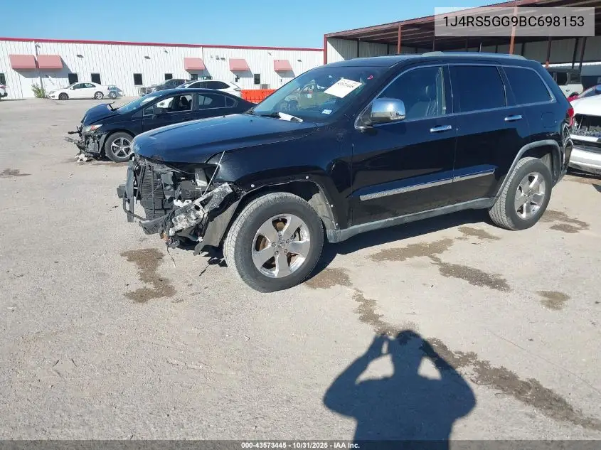 1J4RS5GG9BC698153 2011 Jeep Grand Cherokee Limited