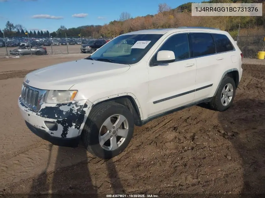 1J4RR4GG1BC731376 2011 Jeep Grand Cherokee Laredo
