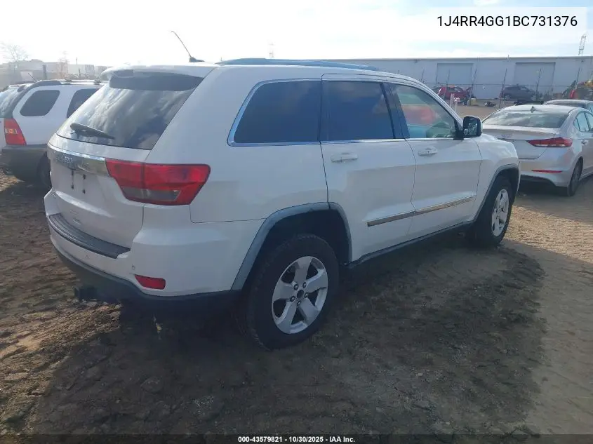 1J4RR4GG1BC731376 2011 Jeep Grand Cherokee Laredo