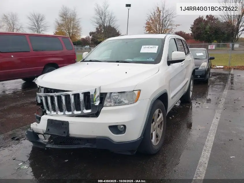 1J4RR4GG1BC672622 2011 Jeep Grand Cherokee Laredo