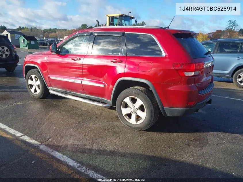 1J4RR4GT0BC528914 2011 Jeep Grand Cherokee Laredo