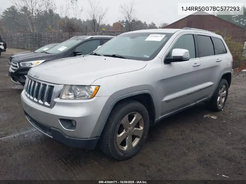 1J4RR5GG7BC577293 2011 Jeep Grand Cherokee Limited