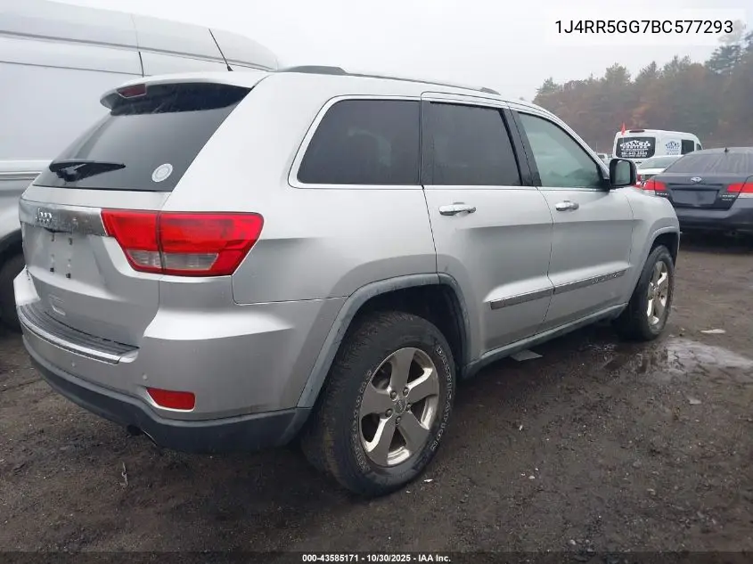 1J4RR5GG7BC577293 2011 Jeep Grand Cherokee Limited