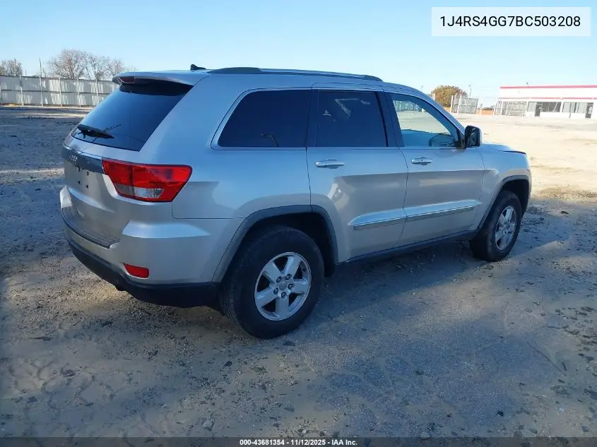 1J4RS4GG7BC503208 2011 Jeep Grand Cherokee Laredo