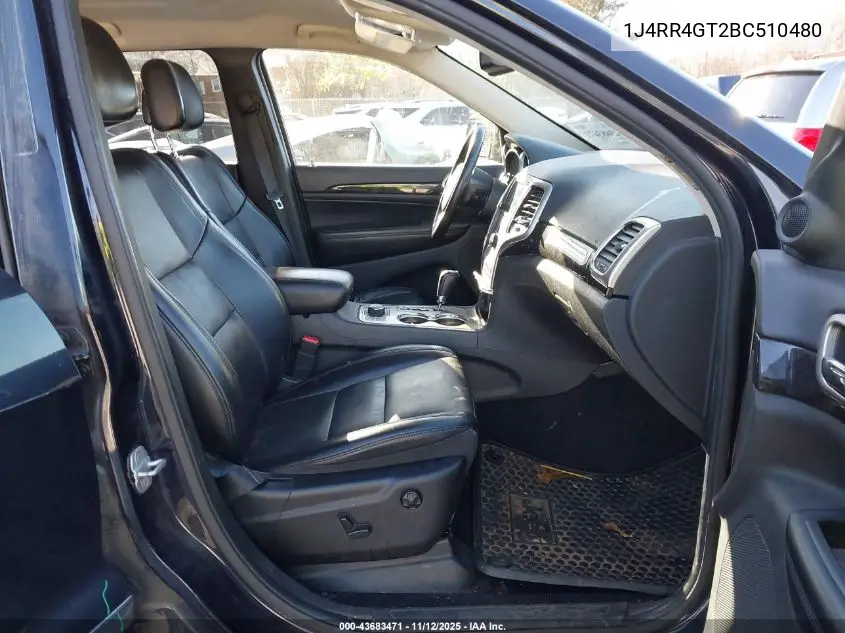1J4RR4GT2BC510480 2011 Jeep Grand Cherokee Laredo