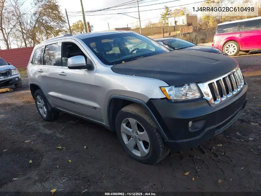 1J4RR4GG2BC610498 2011 Jeep Grand Cherokee Laredo