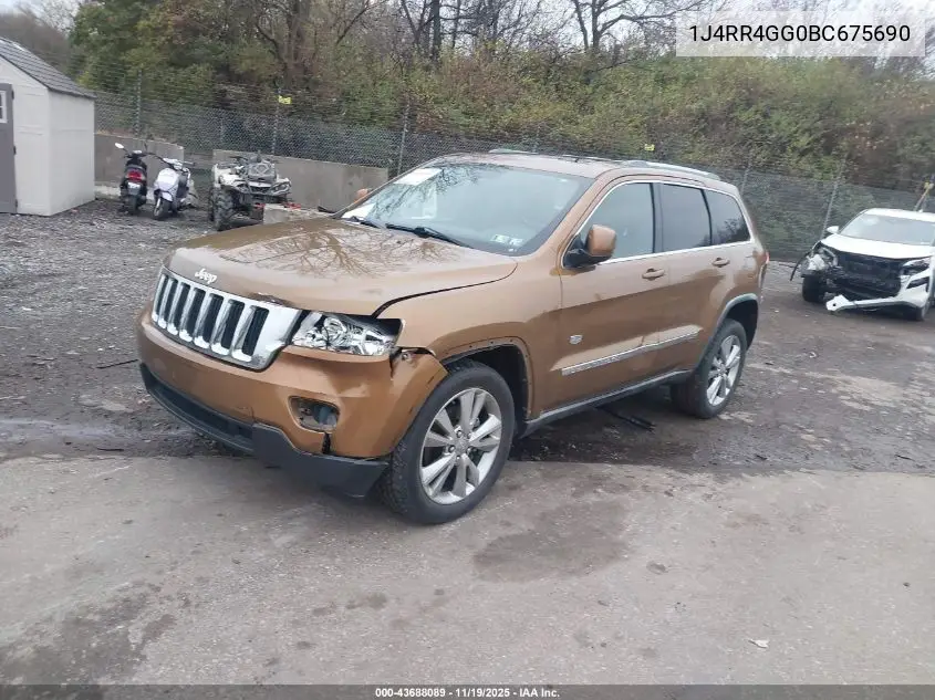 1J4RR4GG0BC675690 2011 Jeep Grand Cherokee Laredo