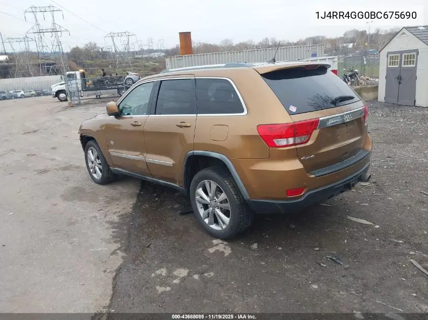 1J4RR4GG0BC675690 2011 Jeep Grand Cherokee Laredo