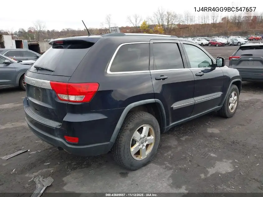 1J4RR4GG9BC547657 2011 Jeep Grand Cherokee Laredo