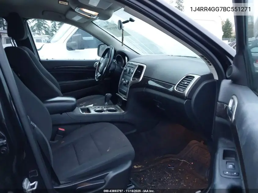 1J4RR4GG7BC551271 2011 Jeep Grand Cherokee Laredo