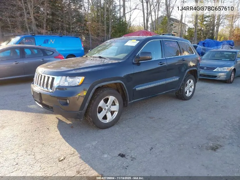 1J4RR4GG7BC657610 2011 Jeep Grand Cherokee Laredo
