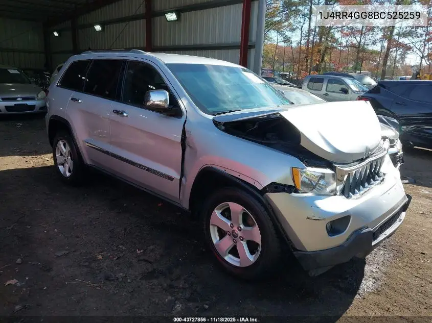 1J4RR4GG8BC525259 2011 Jeep Grand Cherokee Laredo