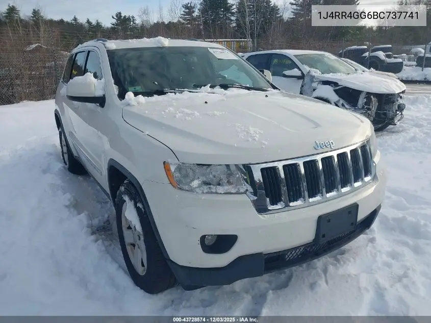 1J4RR4GG6BC737741 2011 Jeep Grand Cherokee Laredo