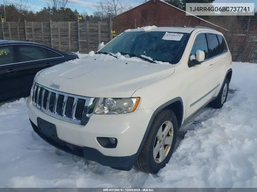1J4RR4GG6BC737741 2011 Jeep Grand Cherokee Laredo
