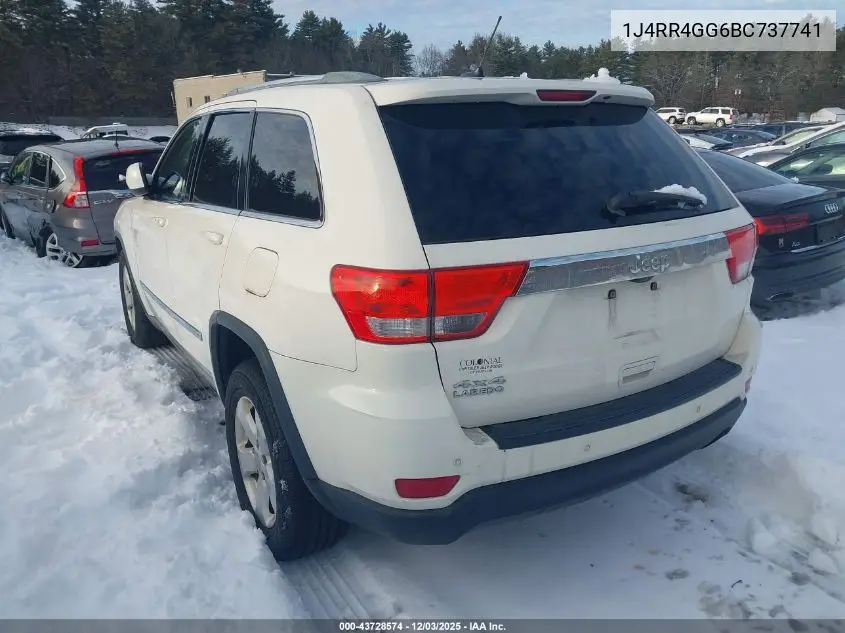 1J4RR4GG6BC737741 2011 Jeep Grand Cherokee Laredo