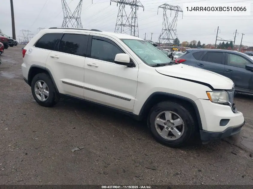 1J4RR4GGXBC510066 2011 Jeep Grand Cherokee Laredo